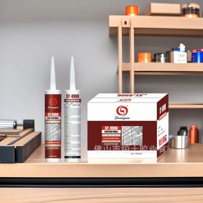 Buen precio Color negro, resistente a fugas, sellador de silicona estructural, resistente a altas temperaturas en línea