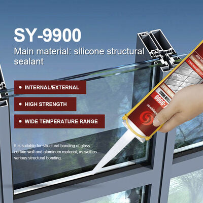 Bom preço Selante Estrutural de Silicone de Forte Aderência Não Mancha para Engenharia de Fachadas Cortina on-line