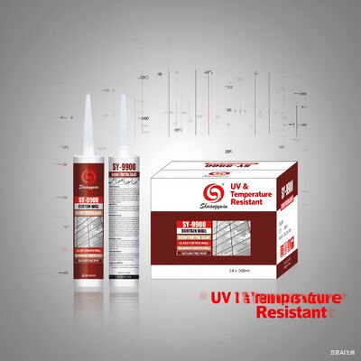 Good price Custom Logo Structural Silicone Sealant High Elasticity Non Staining For Curtain Wall online
