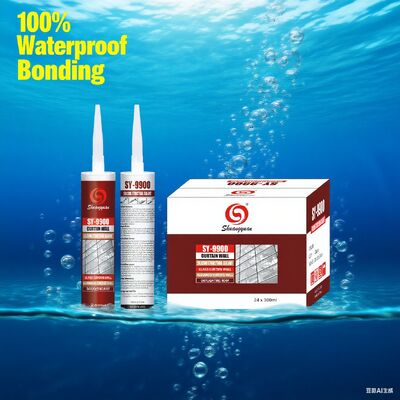 Harga yang bagus Seal Kaca Struktural Silikon Tahan Lembab Anti Retak Ramah Lingkungan on line