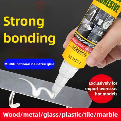 Good price High Strength Nail Free Adhesive Sealant Bond Firmly Without Drilling Transparent Color online