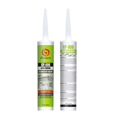 Buon prezzo Acetato di Silicone Sigillante ad Alto Recupero Elastico Forte Adesione per Vetro Piano in linea