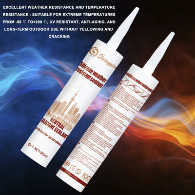 Buon prezzo Colore personalizzato Neutro Cure Silicone Caulk Basso Odore Sicuro Eco-Friendly Per uso interno in linea