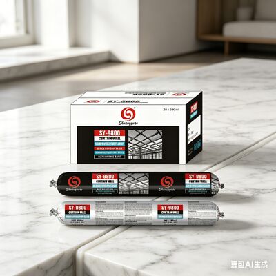 Καλή τιμή Σταθερό UV Silicone Sealant Παντός καιρού Ευέλικτη στεγανωτική κόλλα για Εξωτερικές Κατασκευές Αρμών σε απευθείας σύνδεση
