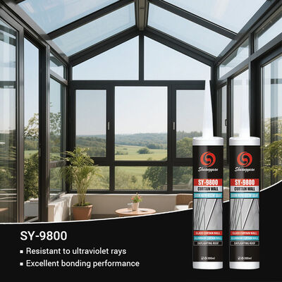 Giá tốt. SY-9800 Dây niêm phong mặt tiền silicone đàn hồi chống lão hóa thời tiết lâu dài cho các khớp cấu trúc kim loại nhôm của tường rèm thủy tinh trực tuyến