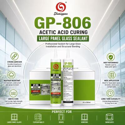 Harga yang bagus Sealant Silikon Asam Langsung Pabrik Tahan Air Anti Jamur Lem Kaca Transparan Untuk Konstruksi on line