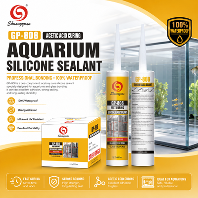 Bom preço Selante de Silicone de Cura Acética Eco Safe Elástico Impermeável Cola para Aquário on-line