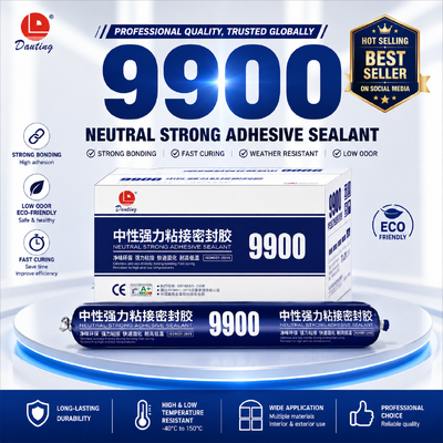 คุณภาพ 9900 ซิลิโคนยาแนวเกรดโปรสำหรับหน้าต่าง ประตู และงานก่อสร้าง โรงงาน