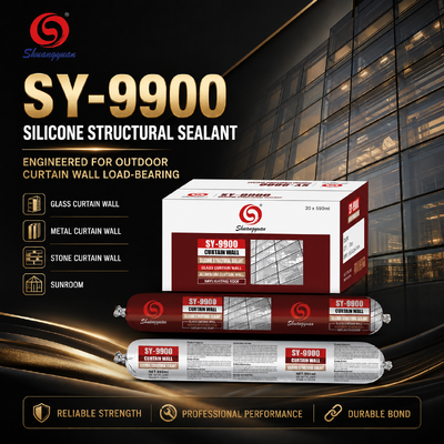 Qualidade SY-9900 Selo estrutural de silicone de alta resistência para parede de cortina fábrica