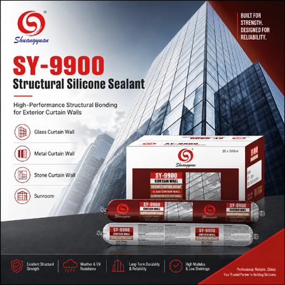 좋은 가격 SY-9900 유리, 금속 및 돌에 대한 전문 구조적 실리콘 밀착제 온라인