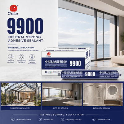 Quality Danling 9900 Professional Adhesive Sealant for Windows Sunrooms  Building Sealing factory