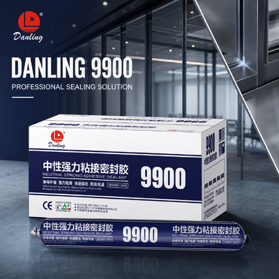 अच्छी कीमत ग्लास और एल्यूमीनियम फ्रेम के लिए Danling 9900 न्यूट्रल सिलिकॉन सीलेंट ऑनलाइन
