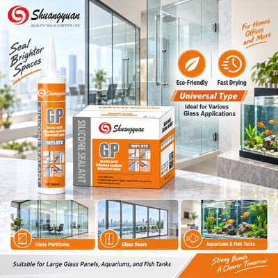 Guter Preis GP Essigsilikondichtstoff Schnelltrocknend Umweltfreundlicher Dichtstoff für Glas und Aquarien online