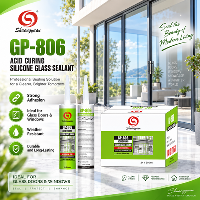 Ποιότητα GP-806 Επαγγελματικό Σφραγιστικό Σιλικόνης για Βιτρίνες και Αλουμίνιο εργοστάσιο