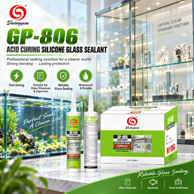 Giá tốt. GP-806 Keo Silicone Axit Khô Nhanh Dùng Cho Kính Xây Dựng trực tuyến