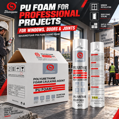 Buon prezzo Shuangyuan 750 ml Polyurethane PU Foam Caulk per sigillamento delle costruzioni in linea