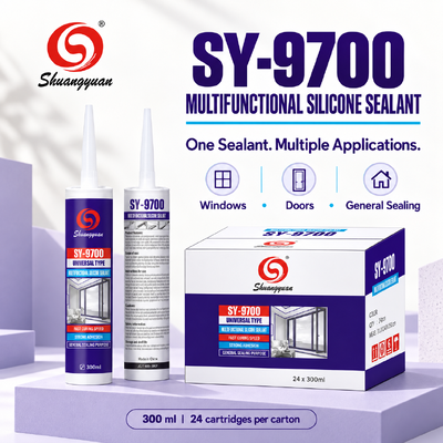 İyi bir fiyat. SY-9700 Ev Yeniden Yapım ve Bakım için Çok Kullanımlı Silikon Ortak Sızdırıcı çevrimiçi