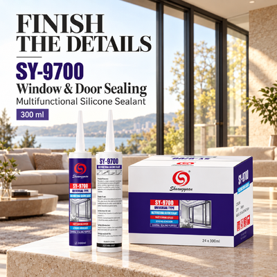 İyi bir fiyat. OEM SY-9700 Özel Etiket Bina Malzemeleri için Çok Fonksiyonlu Silikon Sızdırıcı çevrimiçi