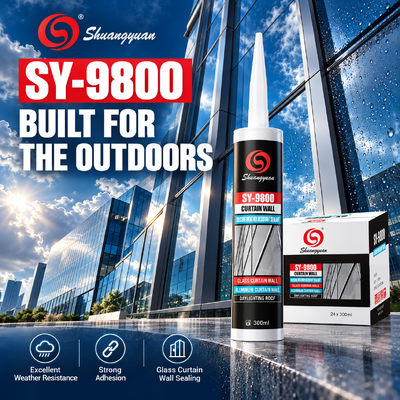 Guter Preis SY-9800 Outdoor-Silikondichtstoff für Terrassenüberdachungen und Dachfensterfugenabdichtung online
